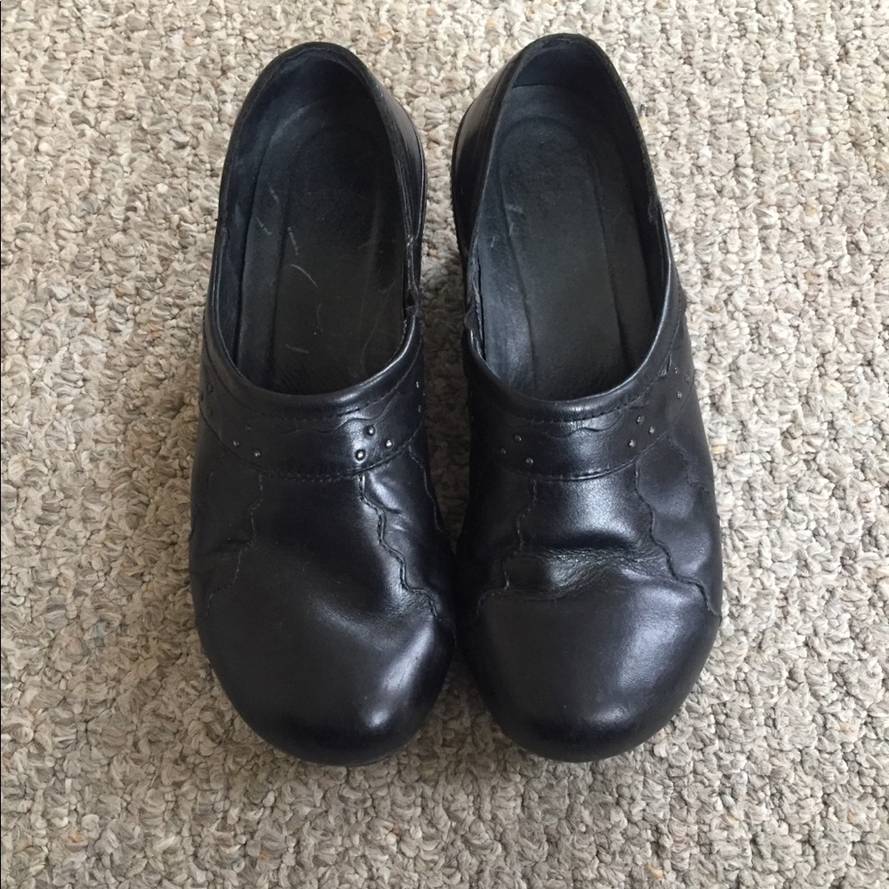 Dansko Clogs Shoes Black Women Size US 9 EUR 40